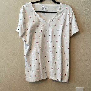 Classic Tee Cotton Croft and Borrow sailboat